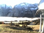 Archiv Foto Webcam Bergstation Sesselbahn Gaistal, Ehrwalder Alm 07:00