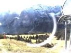 Archiv Foto Webcam Bergstation Sesselbahn Gaistal, Ehrwalder Alm 09:00