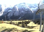 Archiv Foto Webcam Bergstation Sesselbahn Gaistal, Ehrwalder Alm 15:00