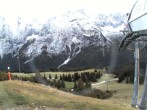 Archiv Foto Webcam Bergstation Sesselbahn Gaistal, Ehrwalder Alm 17:00
