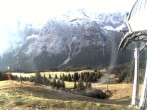 Archiv Foto Webcam Bergstation Sesselbahn Gaistal, Ehrwalder Alm 07:00