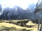 Archiv Foto Webcam Bergstation Sesselbahn Gaistal, Ehrwalder Alm 15:00