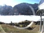 Archiv Foto Webcam Bergstation Sesselbahn Gaistal, Ehrwalder Alm 09:00