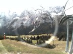 Archived image Webcam mountain station chairlift "Gaistal", "Ehrwalder Alm" 09:00