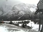 Archived image Webcam mountain station chairlift "Gaistal", "Ehrwalder Alm" 11:00