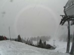 Archived image Webcam mountain station chairlift "Gaistal", "Ehrwalder Alm" 09:00