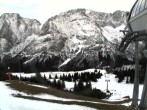 Archiv Foto Webcam Bergstation Sesselbahn Gaistal, Ehrwalder Alm 15:00