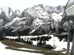 Archiv Foto Webcam Bergstation Sesselbahn Gaistal, Ehrwalder Alm 07:00