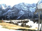 Archiv Foto Webcam Bergstation Sesselbahn Gaistal, Ehrwalder Alm 13:00