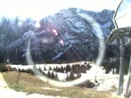 Archiv Foto Webcam Bergstation Sesselbahn Gaistal, Ehrwalder Alm 09:00