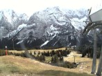 Archiv Foto Webcam Bergstation Sesselbahn Gaistal, Ehrwalder Alm 13:00