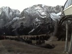 Archiv Foto Webcam Bergstation Sesselbahn Gaistal, Ehrwalder Alm 06:00