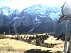 Archiv Foto Webcam Bergstation Sesselbahn Gaistal, Ehrwalder Alm 13:00