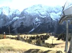 Archiv Foto Webcam Bergstation Sesselbahn Gaistal, Ehrwalder Alm 13:00
