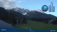 Archived image Webcam Biberwier Base Station Marienbergbahn 07:00