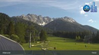 Archived image Webcam Biberwier Base Station Marienbergbahn 18:00
