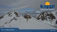 Archived image Webcam Alblittkopfbahn Top Station - Kappl 12:00