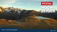 Archived image Webcam Jerzens - Zirbenbahn Bergstation 21:00