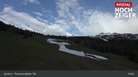 Archiv Foto Webcam Jerzens - Zirbenbahn Bergstation 18:00