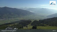 Archiv Foto Webcam Kaprun: Blick von der Bergstation Maiskogelbahn 08:00