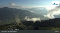 Archiv Foto Webcam Kaprun: Blick von der Bergstation Maiskogelbahn 07:00