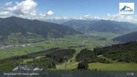 Archiv Foto Webcam Kaprun: Blick von der Bergstation Maiskogelbahn 10:00