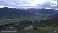 Archiv Foto Webcam Kaprun: Blick von der Bergstation Maiskogelbahn 18:00