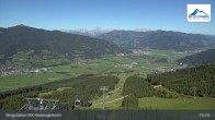 Archiv Foto Webcam Kaprun: Blick von der Bergstation Maiskogelbahn 14:00