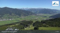Archiv Foto Webcam Kaprun: Blick von der Bergstation Maiskogelbahn 10:00