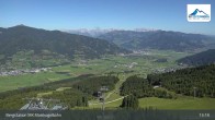 Archiv Foto Webcam Kaprun: Blick von der Bergstation Maiskogelbahn 12:00