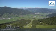 Archiv Foto Webcam Kaprun: Blick von der Bergstation Maiskogelbahn 14:00