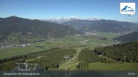Archiv Foto Webcam Kaprun: Blick von der Bergstation Maiskogelbahn 14:00
