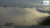 Archiv Foto Webcam Kaprun: Blick von der Bergstation Maiskogelbahn 07:00