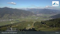 Archiv Foto Webcam Kaprun: Blick von der Bergstation Maiskogelbahn 14:00