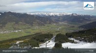 Archiv Foto Webcam Kaprun: Blick von der Bergstation Maiskogelbahn 12:00