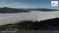 Archiv Foto Webcam Kaprun: Blick von der Bergstation Maiskogelbahn 08:00