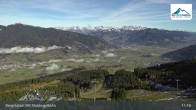 Archiv Foto Webcam Kaprun: Blick von der Bergstation Maiskogelbahn 10:00