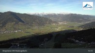 Archiv Foto Webcam Kaprun: Blick von der Bergstation Maiskogelbahn 14:00
