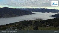Archiv Foto Webcam Kaprun: Blick von der Bergstation Maiskogelbahn 07:00