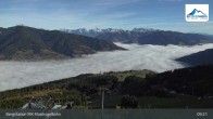 Archiv Foto Webcam Kaprun: Blick von der Bergstation Maiskogelbahn 08:00