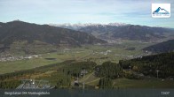 Archiv Foto Webcam Kaprun: Blick von der Bergstation Maiskogelbahn 12:00