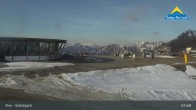 Archived image Webcam Fiss: Schönjochbahn lift 07:00