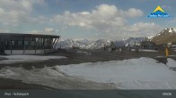 Archived image Webcam Fiss: Schönjochbahn lift 08:00