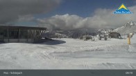 Archived image Webcam Fiss: Schönjochbahn lift 08:00