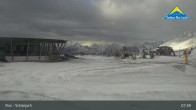 Archived image Webcam Fiss: Schönjochbahn lift 07:00