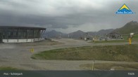 Archived image Webcam Fiss: Schönjochbahn lift 18:00