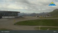 Archived image Webcam Fiss: Schönjochbahn lift 08:00