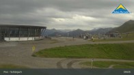 Archived image Webcam Fiss: Schönjochbahn lift 08:00