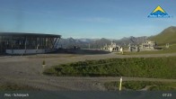 Archived image Webcam Fiss: Schönjochbahn lift 06:00