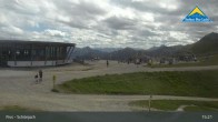Archived image Webcam Fiss: Schönjochbahn lift 14:00